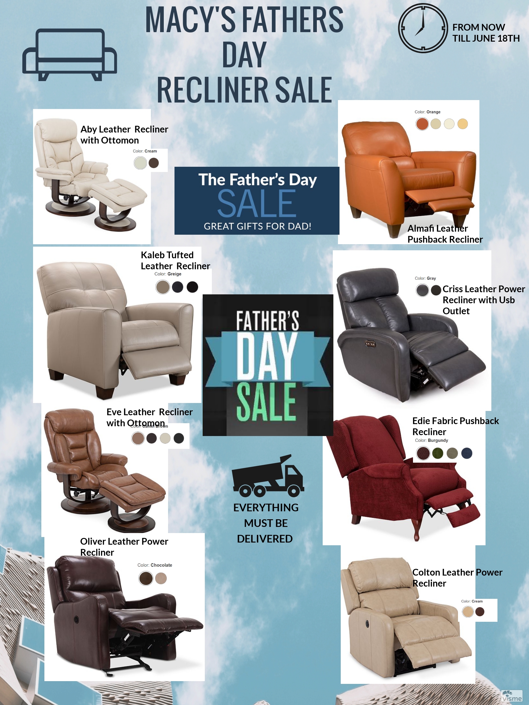 Macy's Furniture Gallery Father's Day Recliner Sale Holyoke Mall