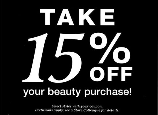 Macy&#39;s VIP Beauty Discount Days - Holyoke Mall