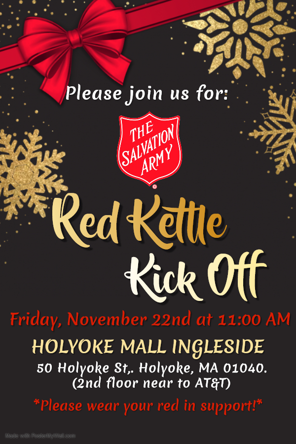 Salvation Army kicks off their Christmas Kettle Campaign