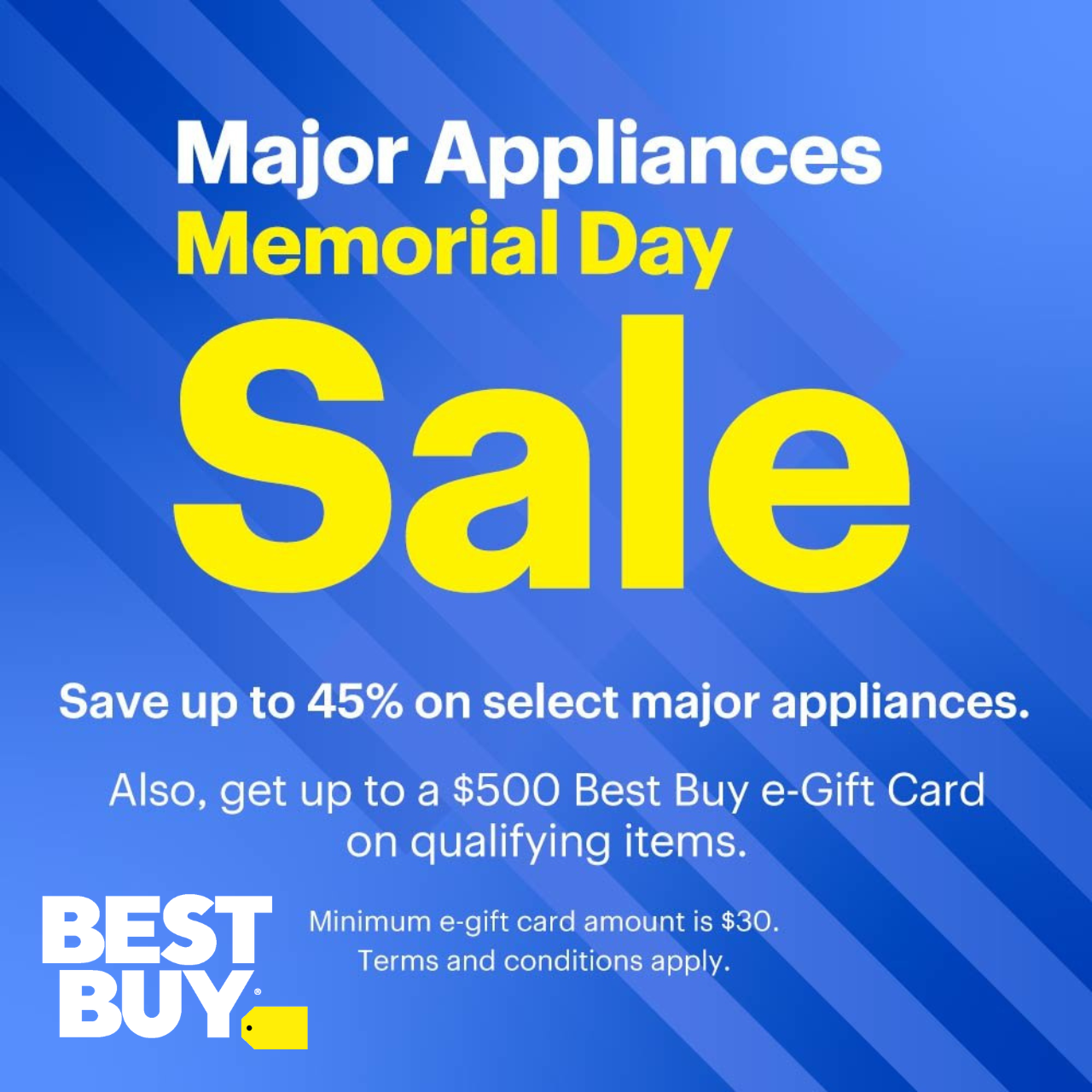 Best Buy Campaign 4 Major Appliances Memorial Day Sale EN 1280x1280 2