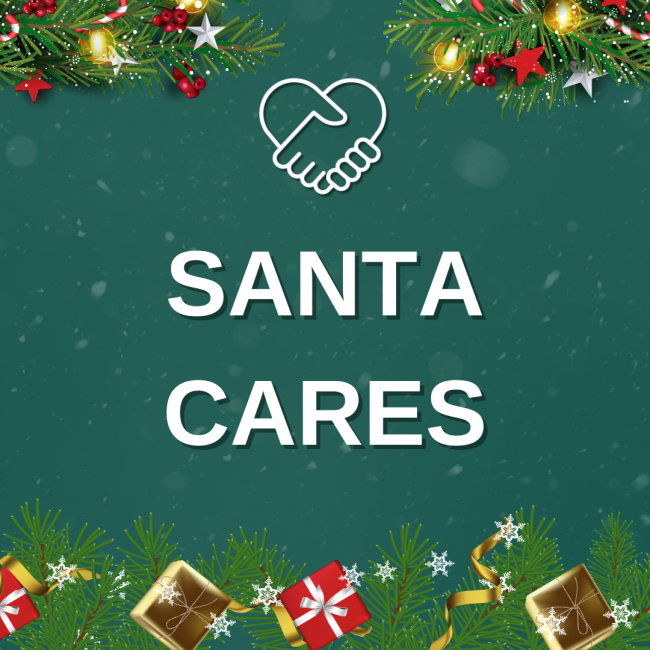 Santa Santa Cares 1080 x 1080 px