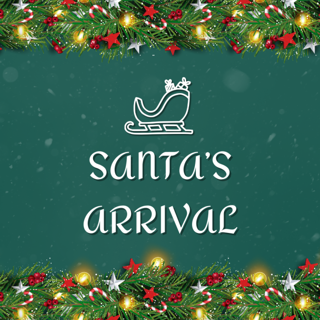 Santa Santa Arrival Events 1080 x 1080 px 1