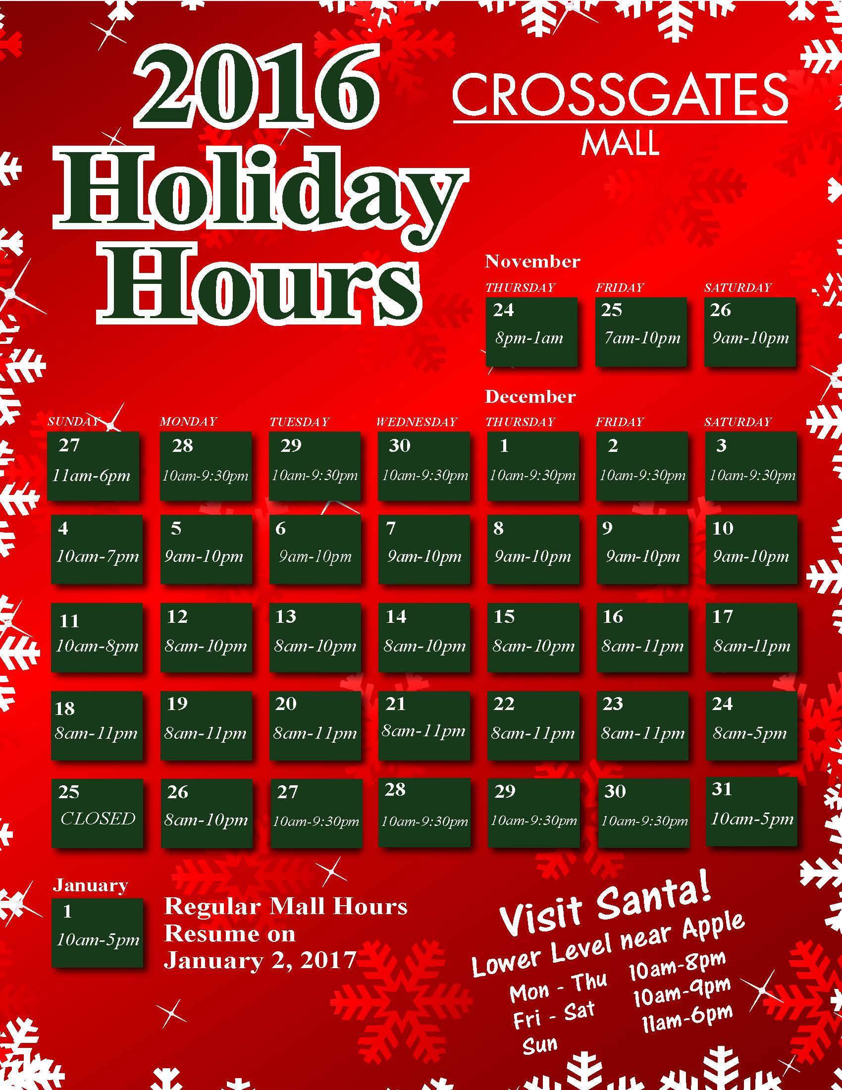 Michaels Holiday Hours